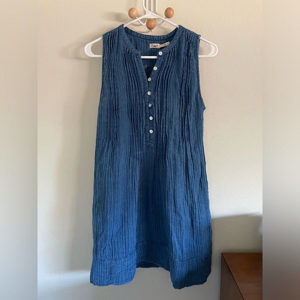 Faherty Isha dress sleeveless